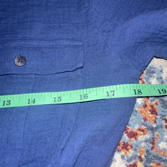 Madewell women 6 Lightspun Tapered Leg Jumpsuit Coastal Blue cotton MC943 gauze - Picture 12 of 13